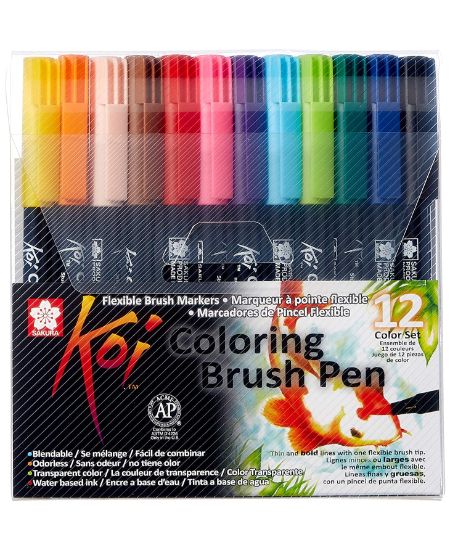 Sakura Koi Coloring Brush Pens Set Of Arthood