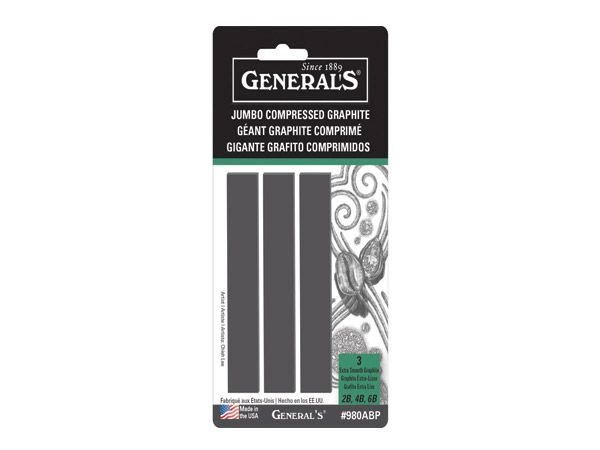 General's Jumbo Compressed Charcoal